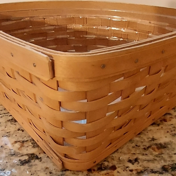Longaberger Large Corner Basket - 11" Across X 8-1/2" Wide - Picture 5 of 5